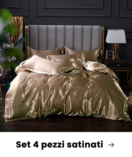 Set 4 pezzi satinati