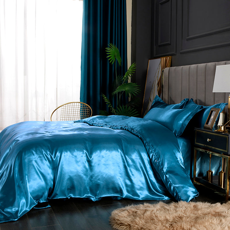 Set 4 pezzi 22 Momme | Toni blu