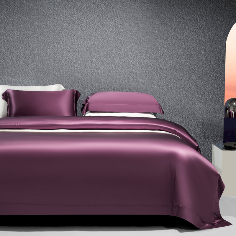 Set lenzuola in seta naturale