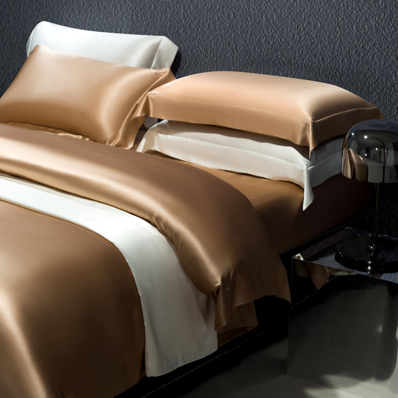 Set lenzuola in seta naturale
