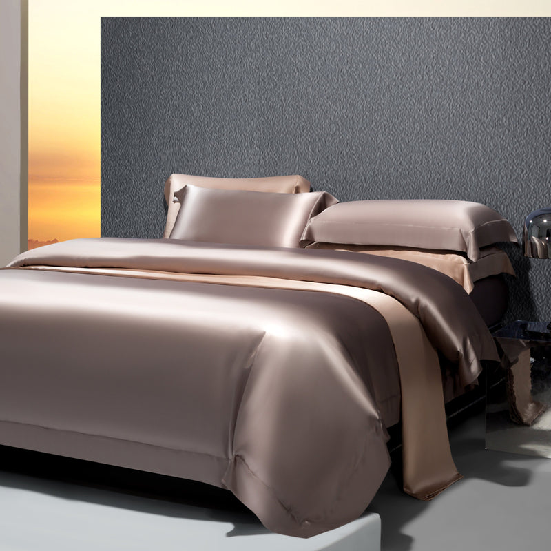 Set lenzuola in seta naturale