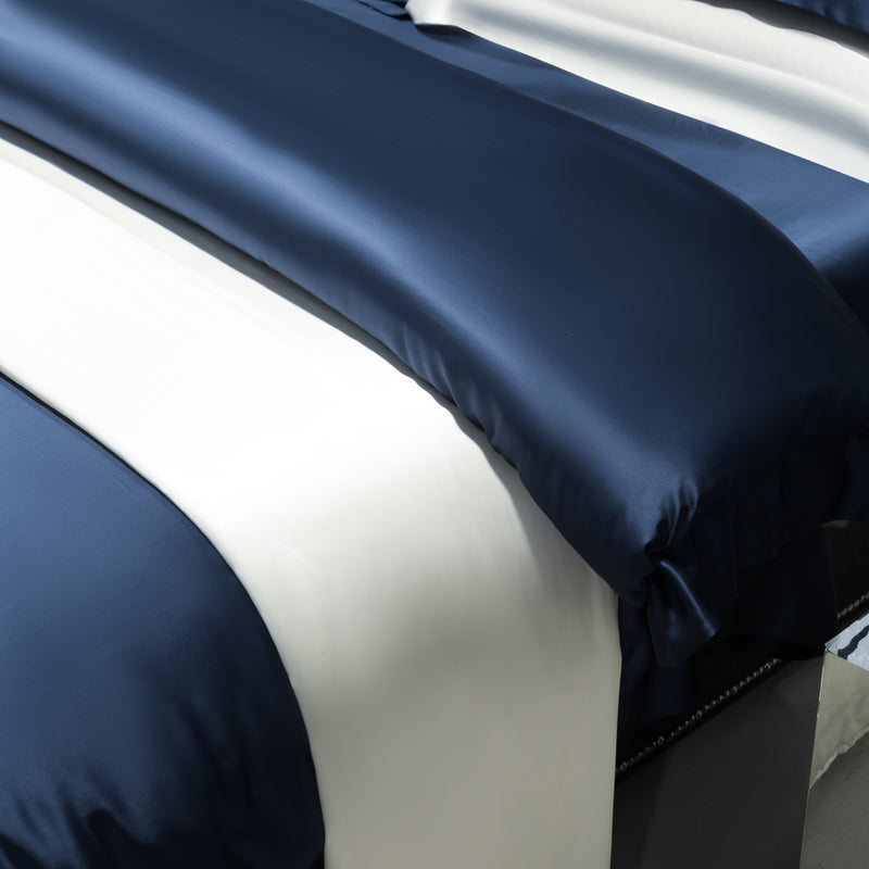 Set lenzuola in seta naturale