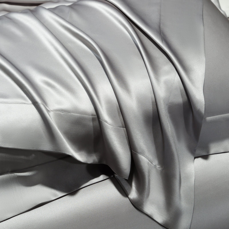 Set lenzuola in seta naturale