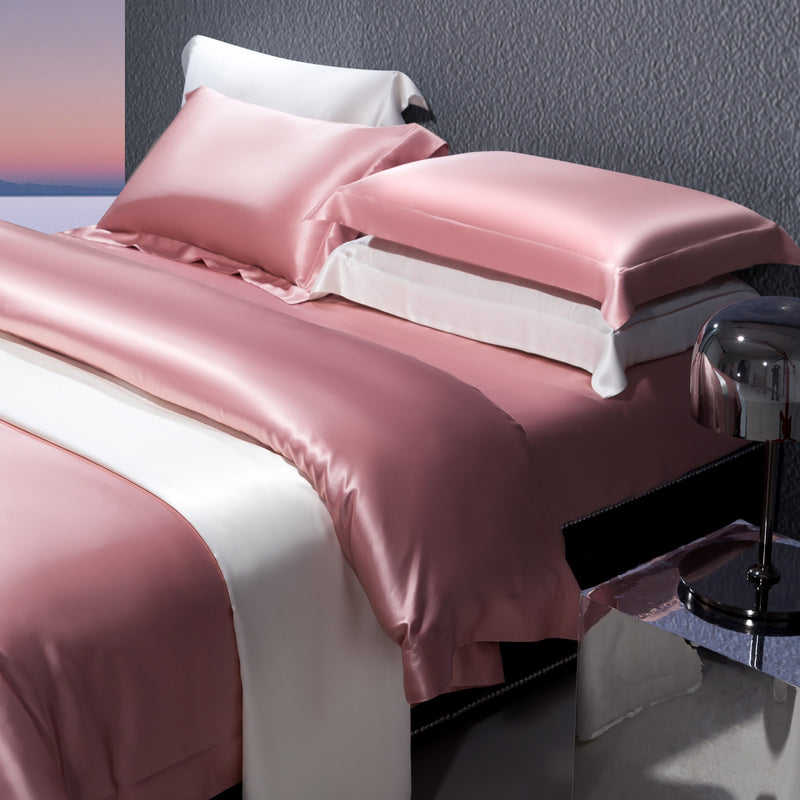 Set lenzuola in seta naturale