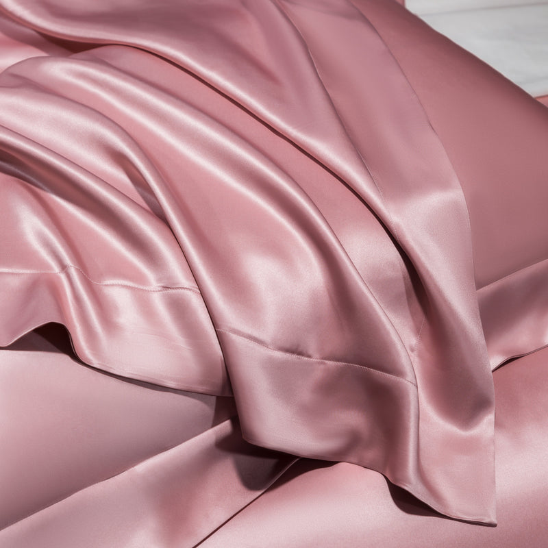 Set lenzuola in seta naturale