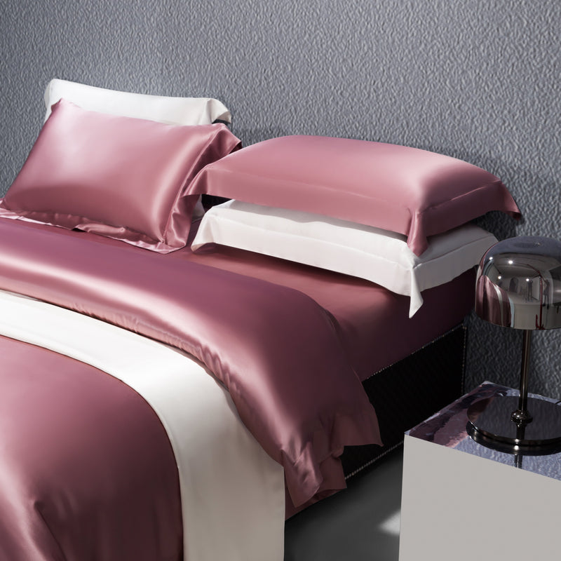 Set lenzuola in seta naturale