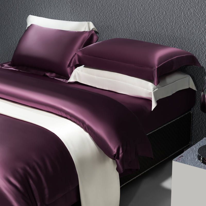 Set lenzuola in seta naturale