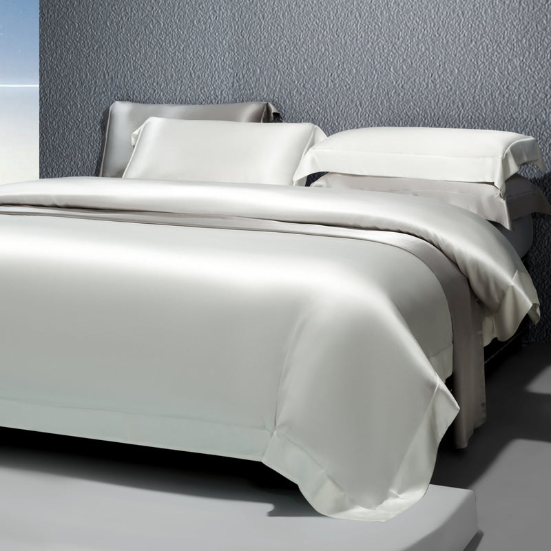 Set lenzuola in seta naturale