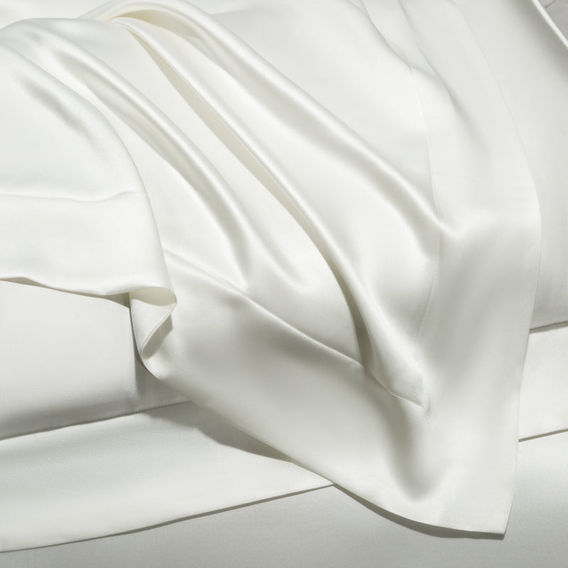 Set lenzuola in seta naturale