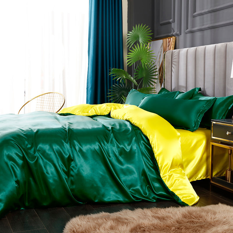 Set 4 pezzi 22 Momme | Toni di verde