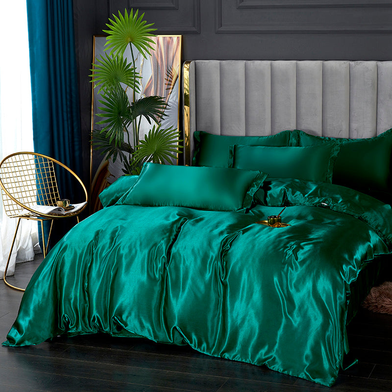 Set 4 pezzi 22 Momme | Toni di verde