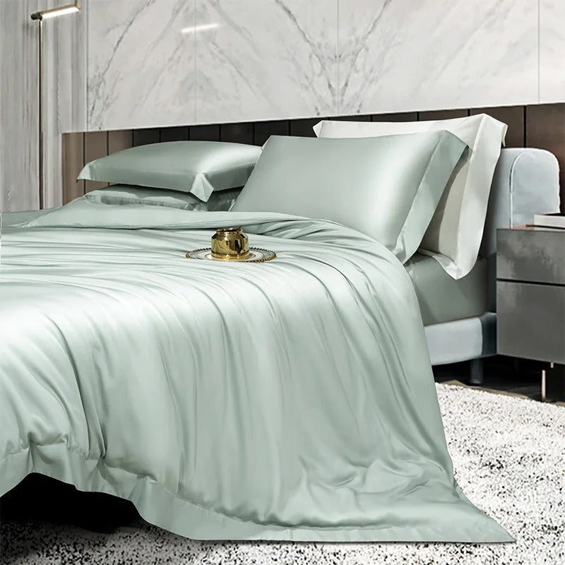 Set coperta e federa in bambù