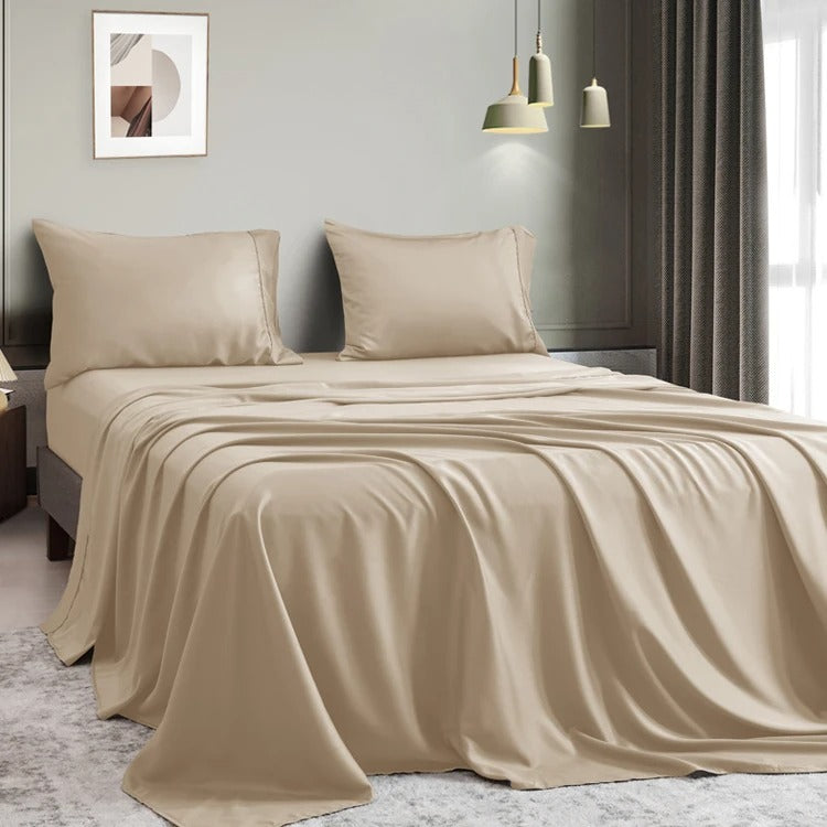 Set coperta e federa in bambù