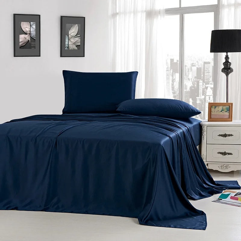 Set coperta e federa in bambù