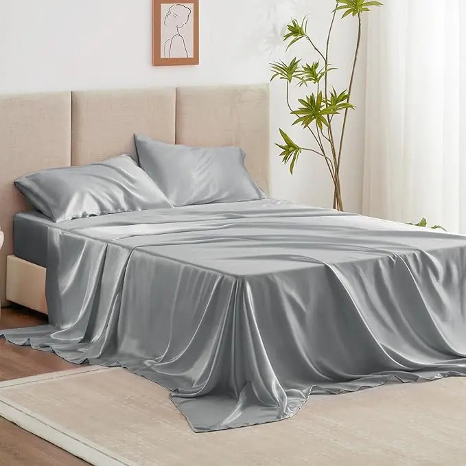 Set completo da letto in seta Mulberry